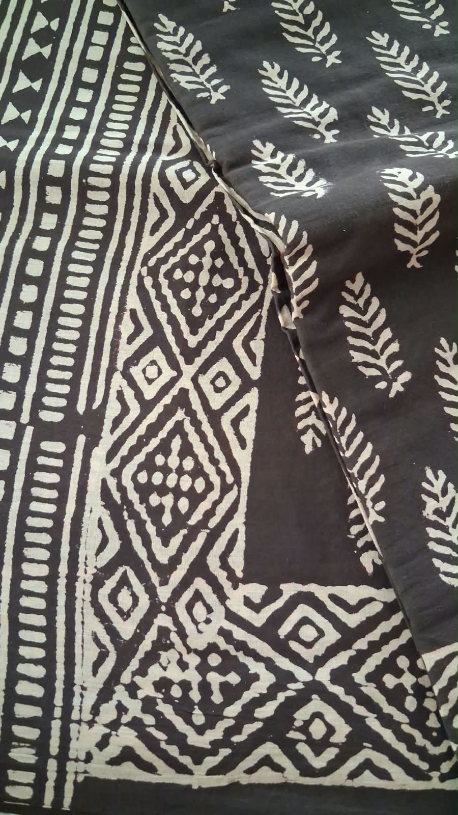 Block Printed Jaipuri Mulmul Cotton Saree
