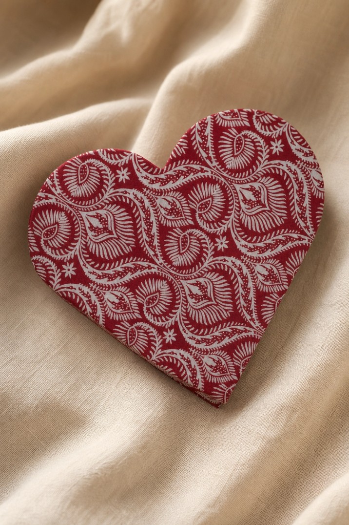 Handmade Heart-Shaped Diary