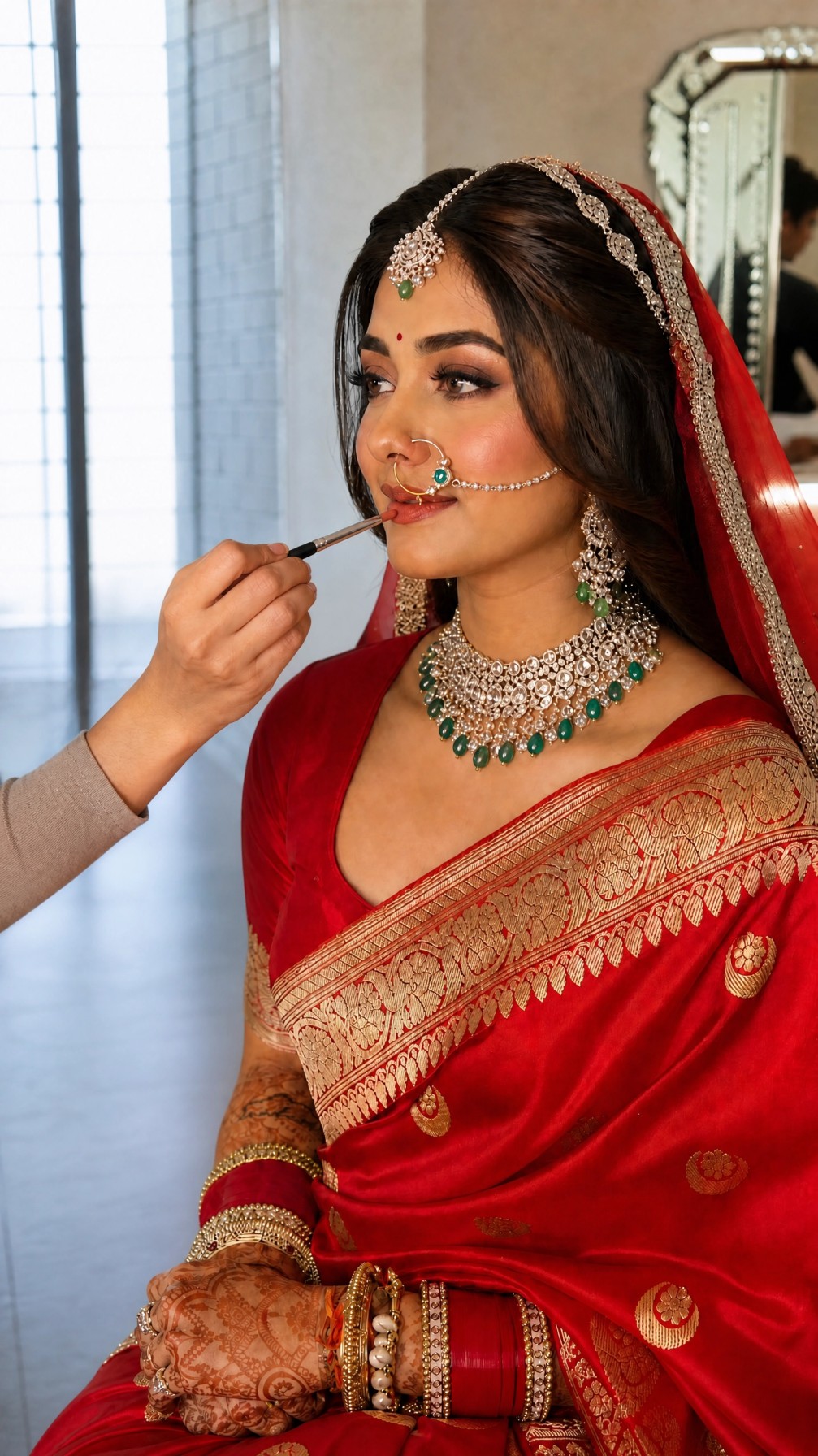 Mashru Chaand Butta Saree