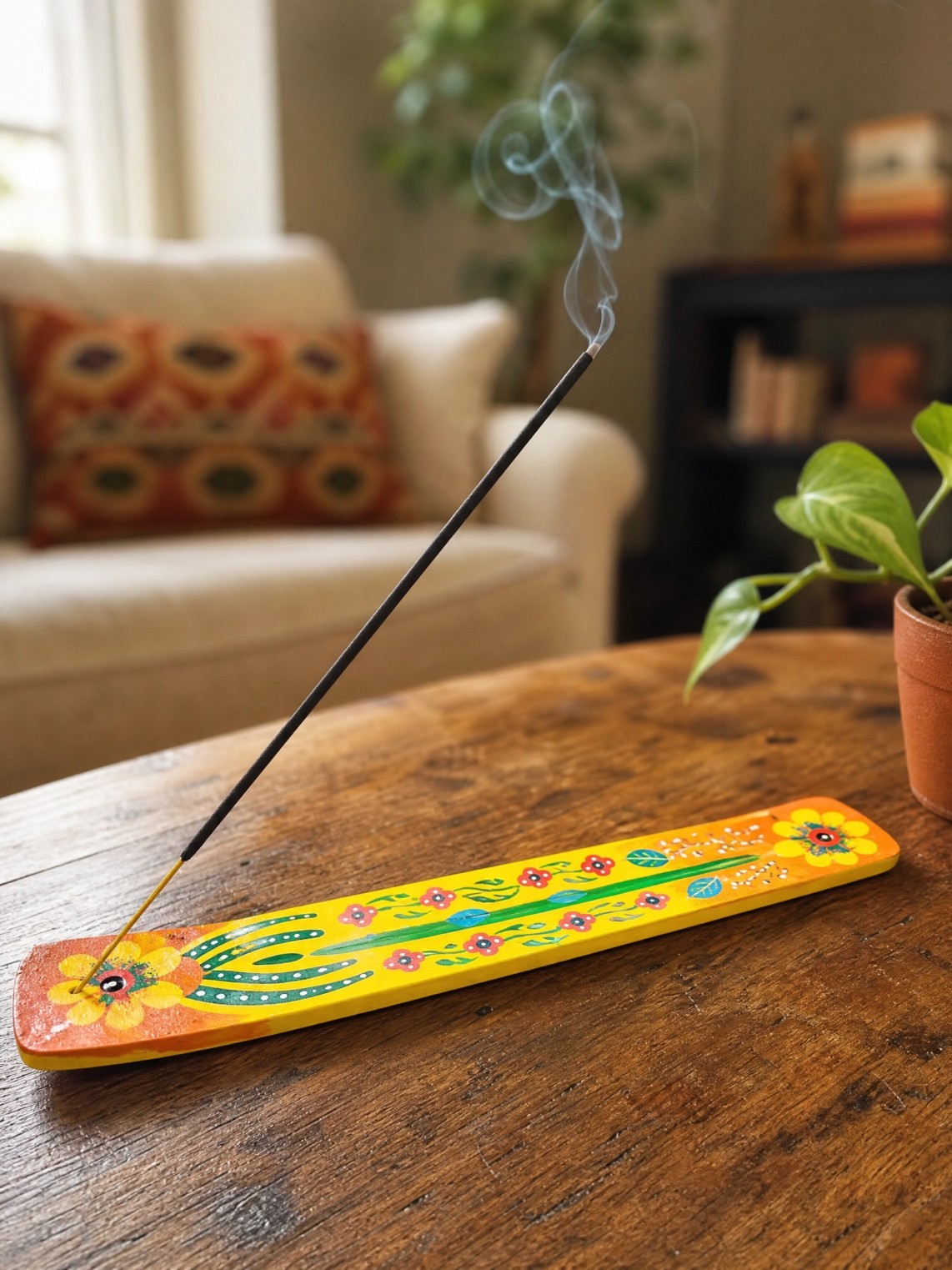Hand-Painted Incense Stick Holder