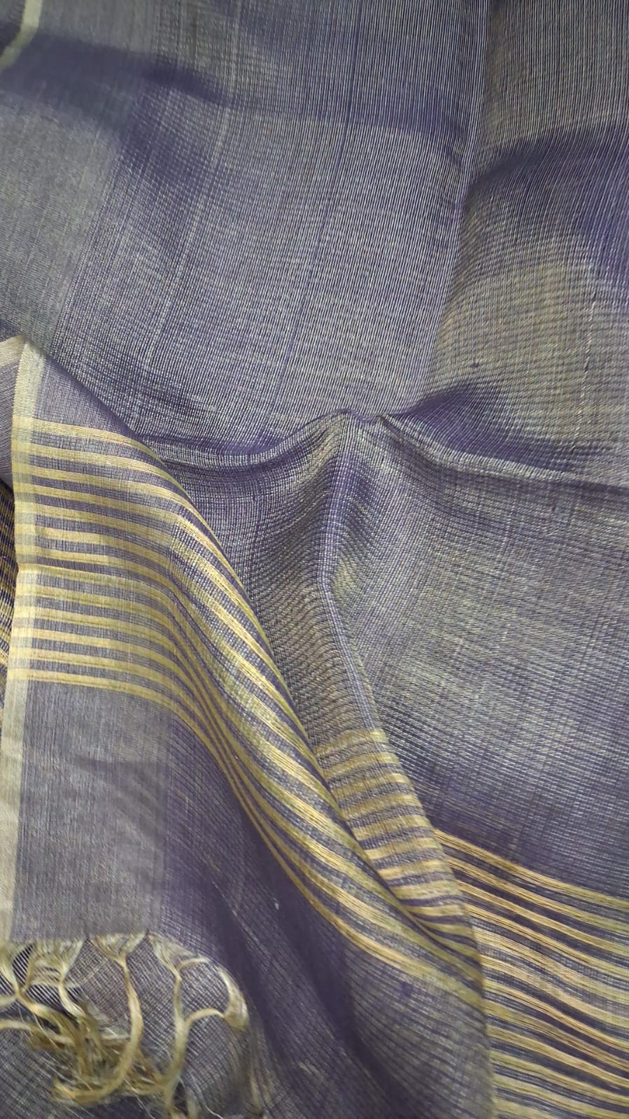Bamboo Silk Tussar Silk Blend Dupatta