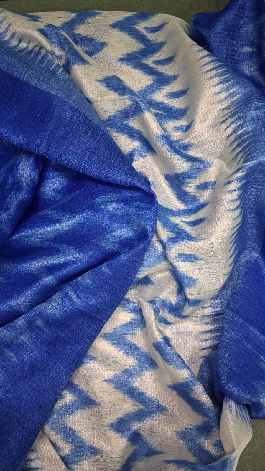 Soft Cotton Chanderi Silk Blend Abstract Print Dupatta