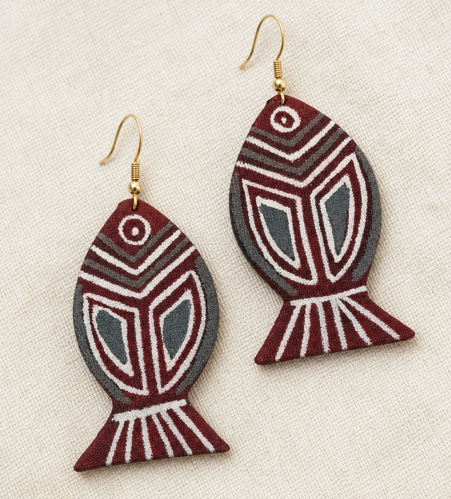 Sija Upcycled Handmade Textile Earring