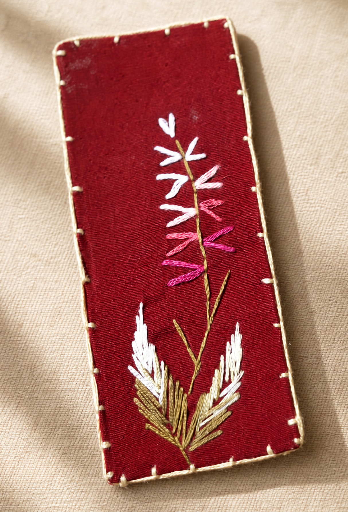 Sada Hand-Embroidered Bookmark