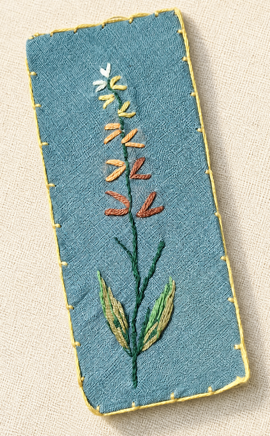 Kari Hand-Embroidered Bookmark