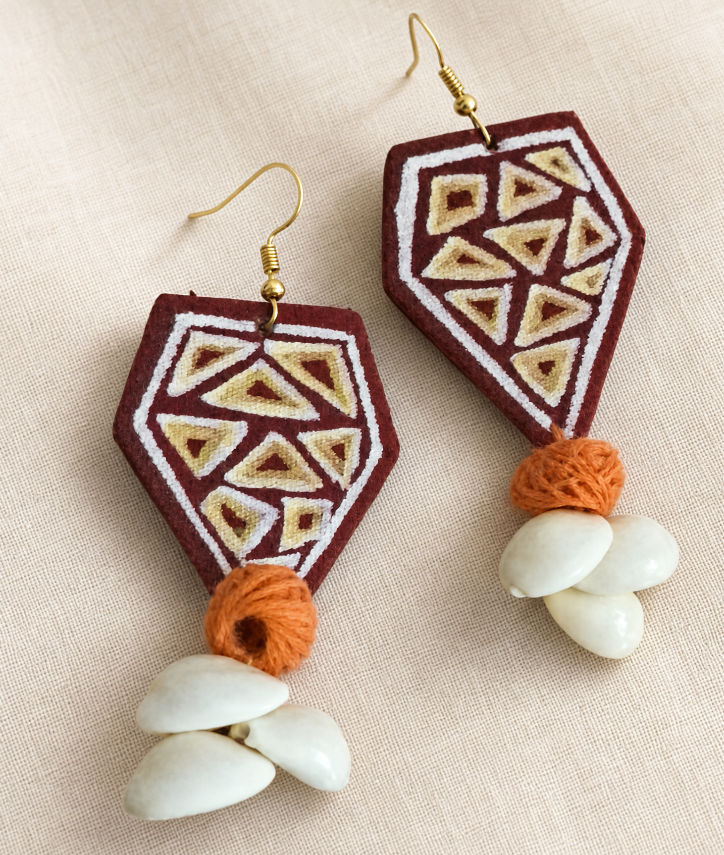 Tanvi Upcycled Handmade Textile Earring