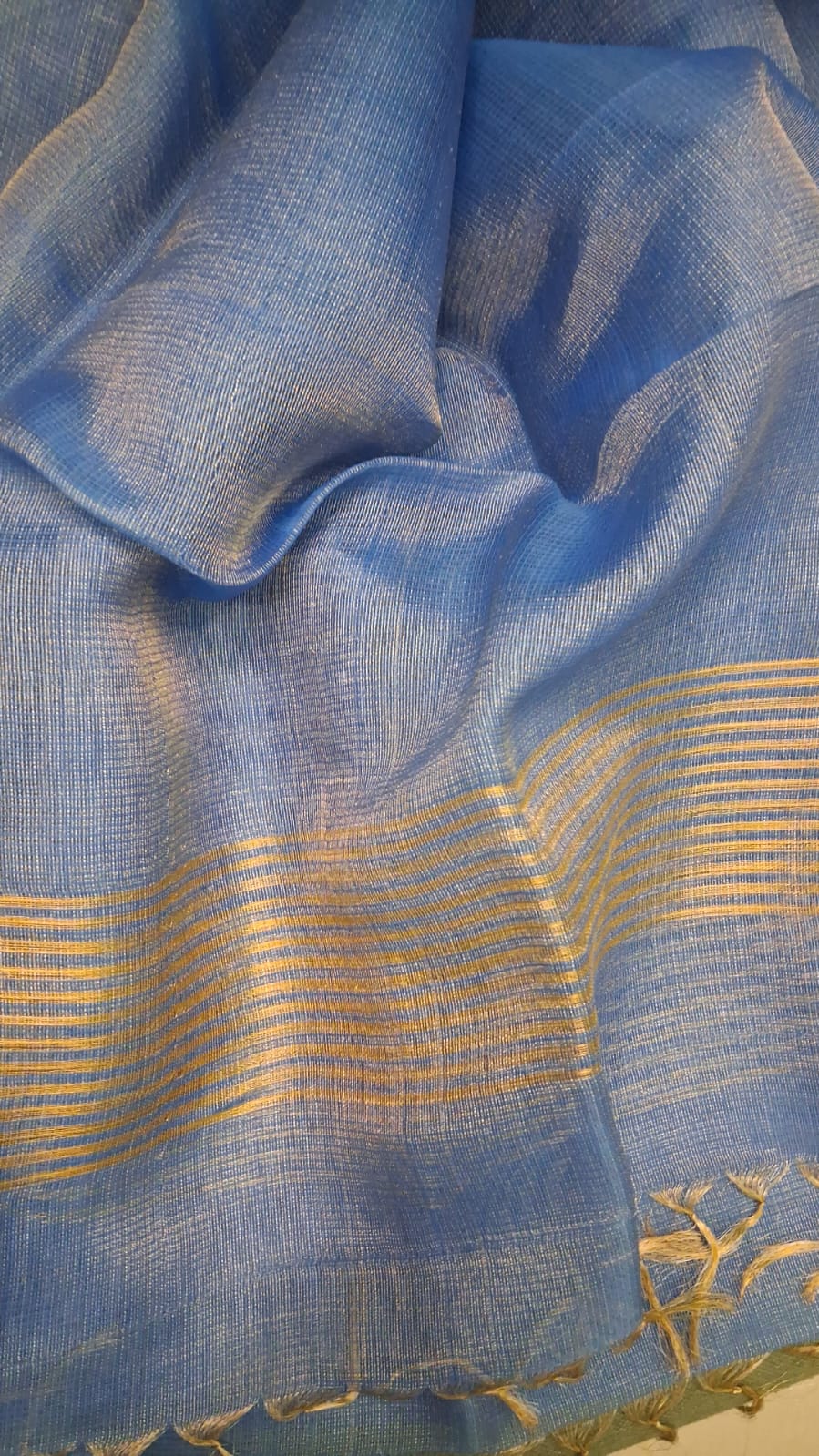 Bamboo Silk Tussar Silk Blend Dupatta