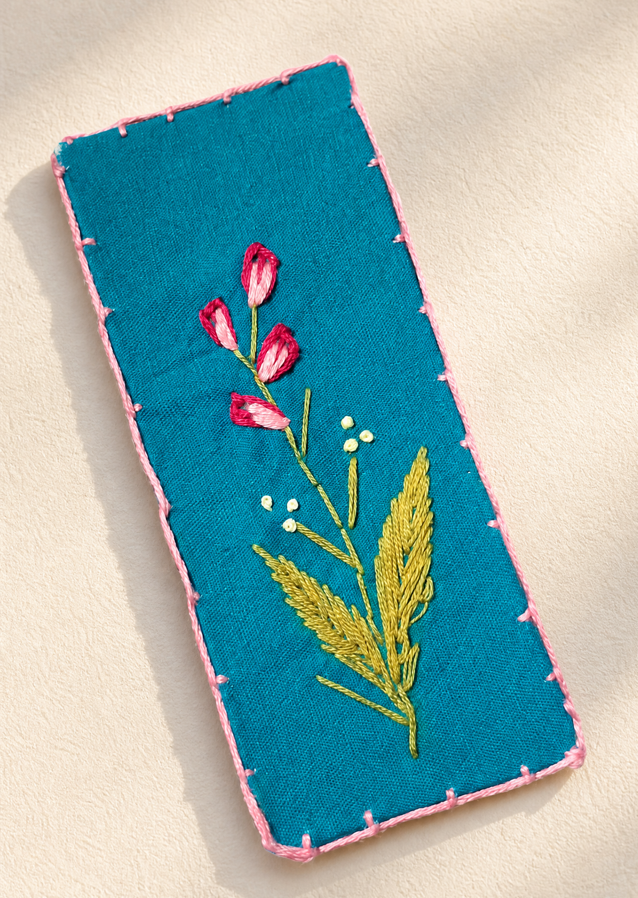 Nila Hand-Embroidered Bookmark