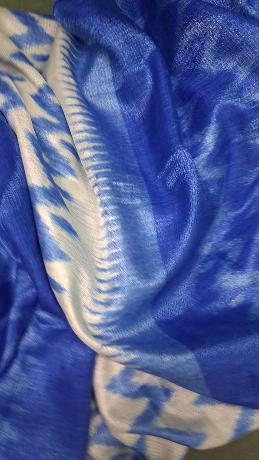 Soft Cotton Chanderi Silk Blend Abstract Print Dupatta