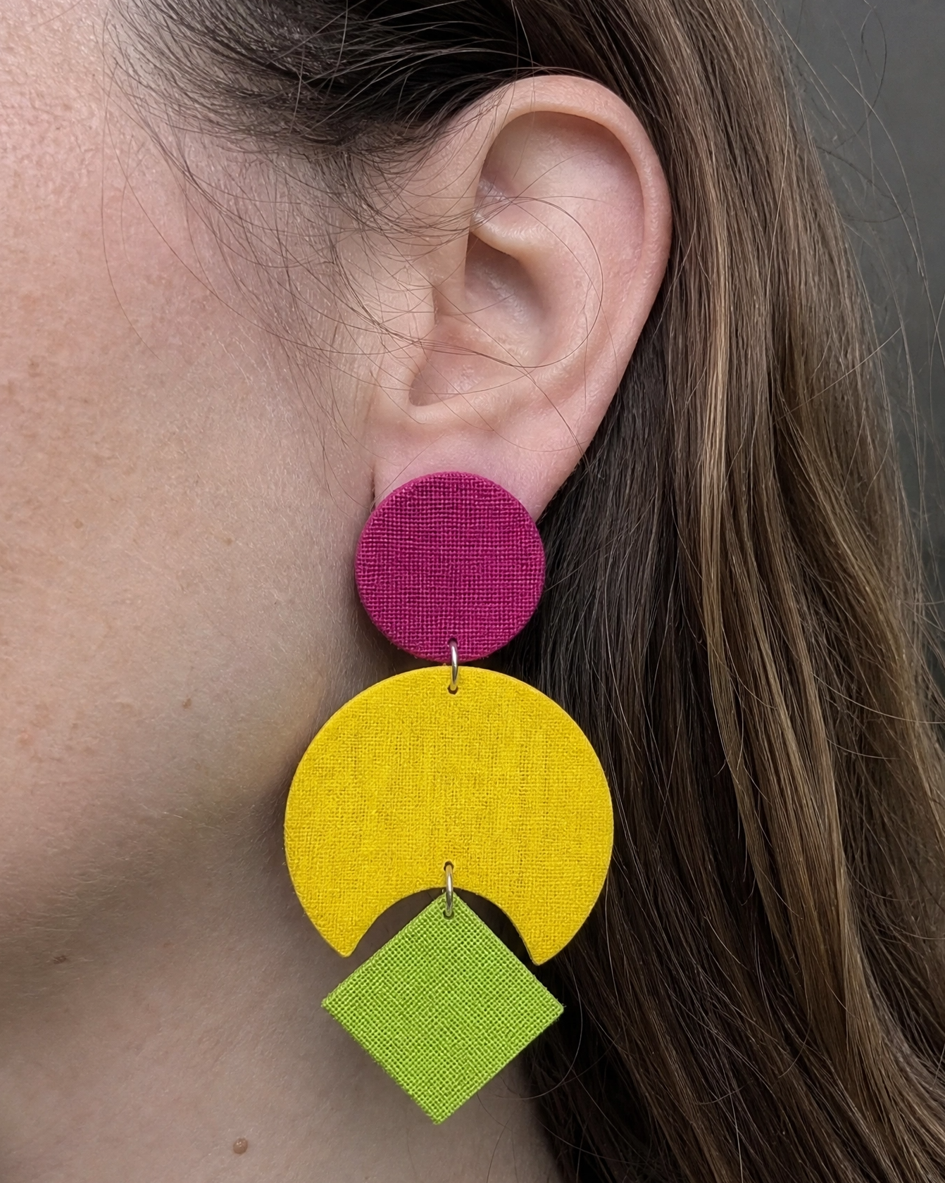 Imli Upcycled Handmade Textile Earring