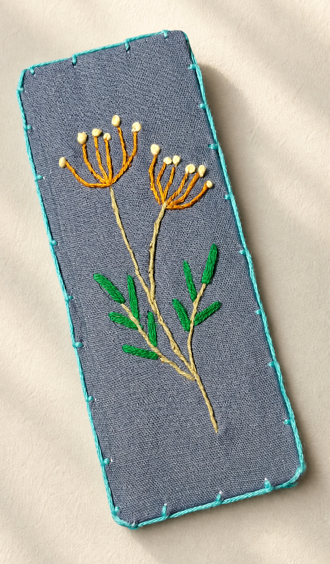 Suraj Hand-Embroidered Bookmark