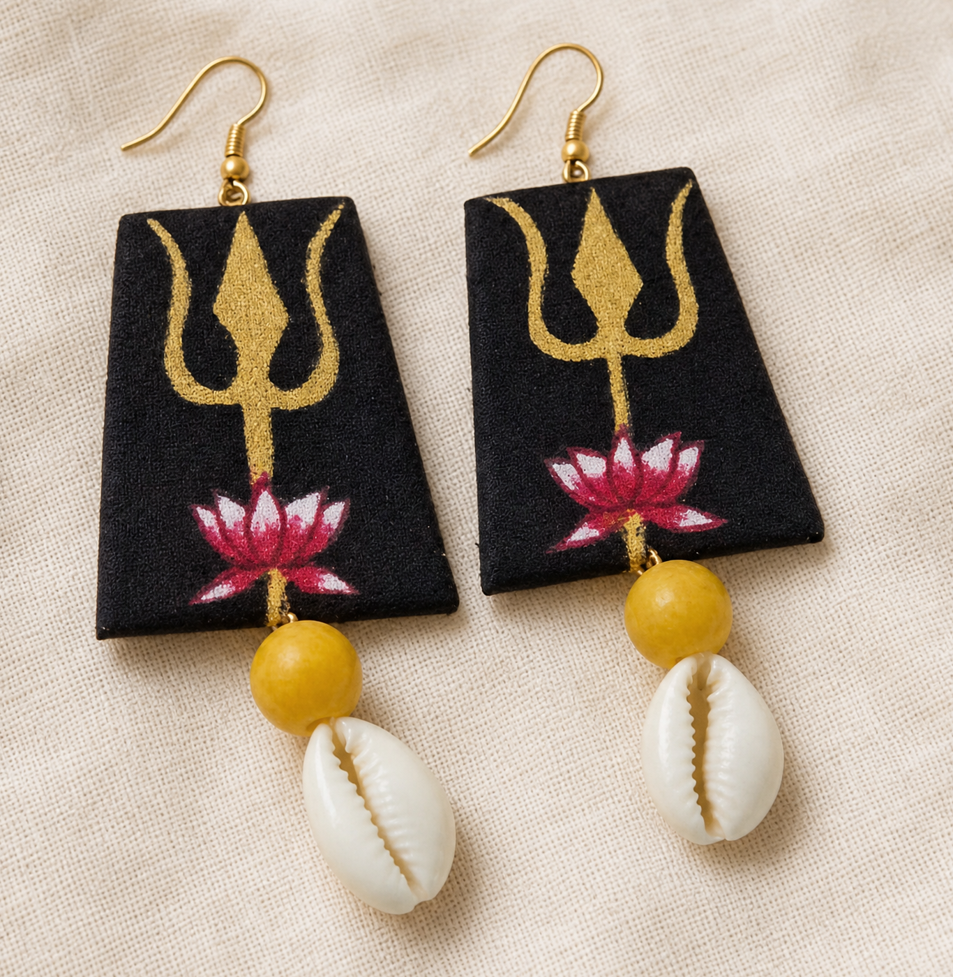 Kaali Upcycled Handmade Textile Earring