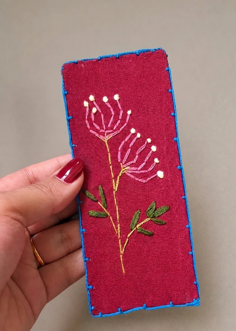 Rangeen Hand-Embroidered Bookmark