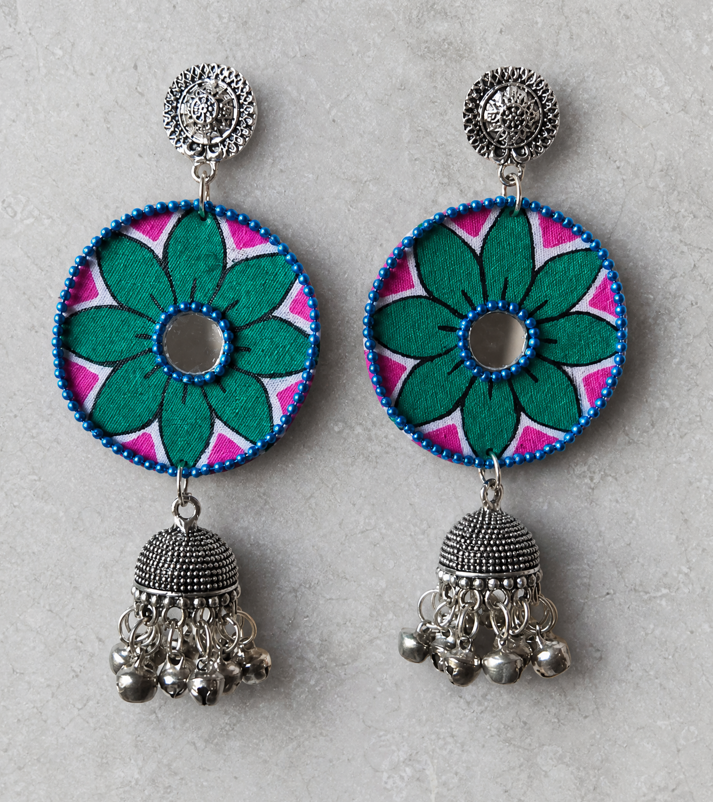 Pyaari Upcycled Handmade Textile Earring