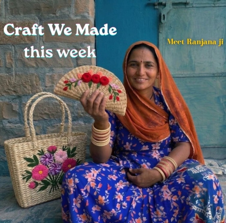 Handwoven Kauna Grass Clutch with Traditional Weaving