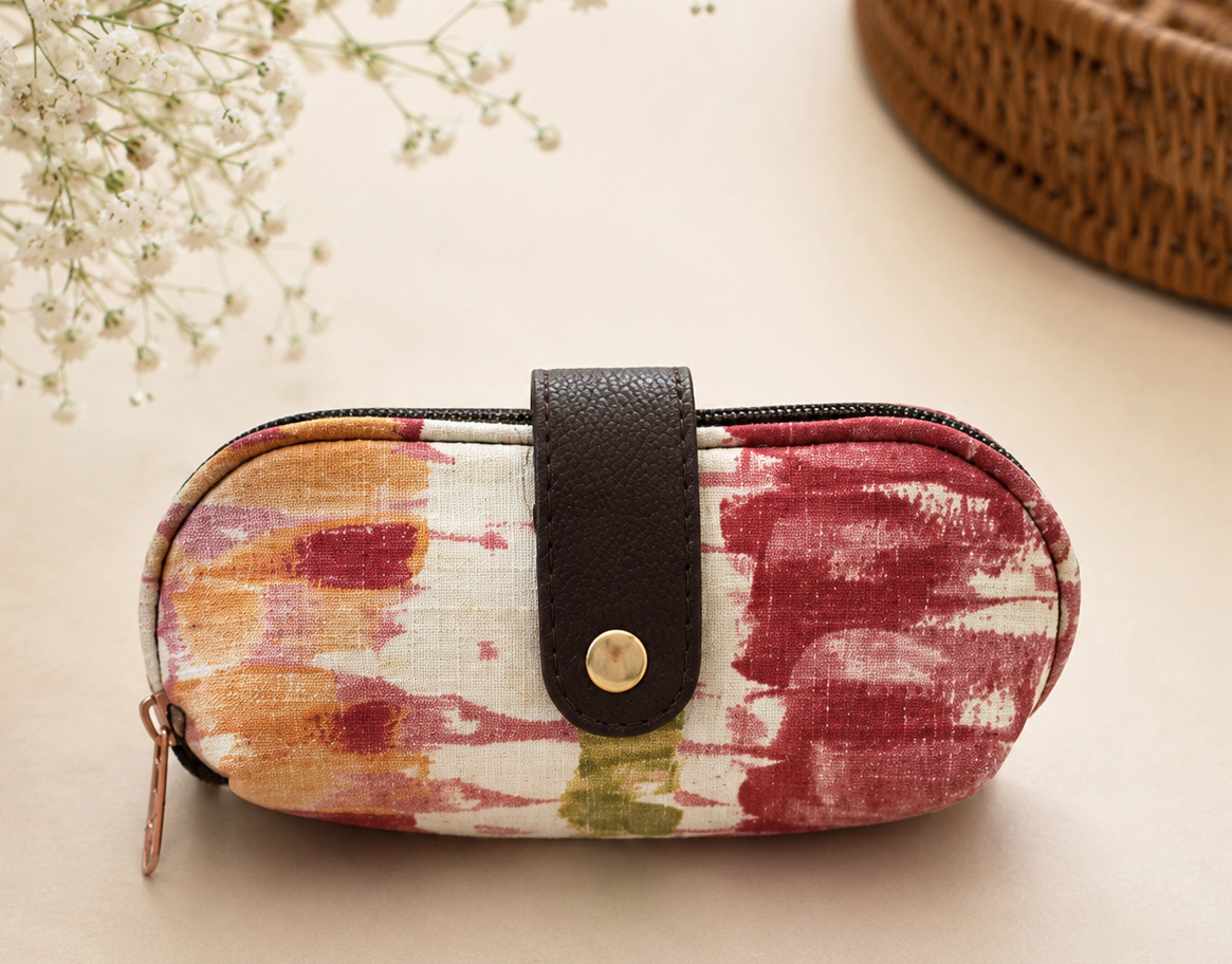 Rainbow Quilted Sunglasses Pouch