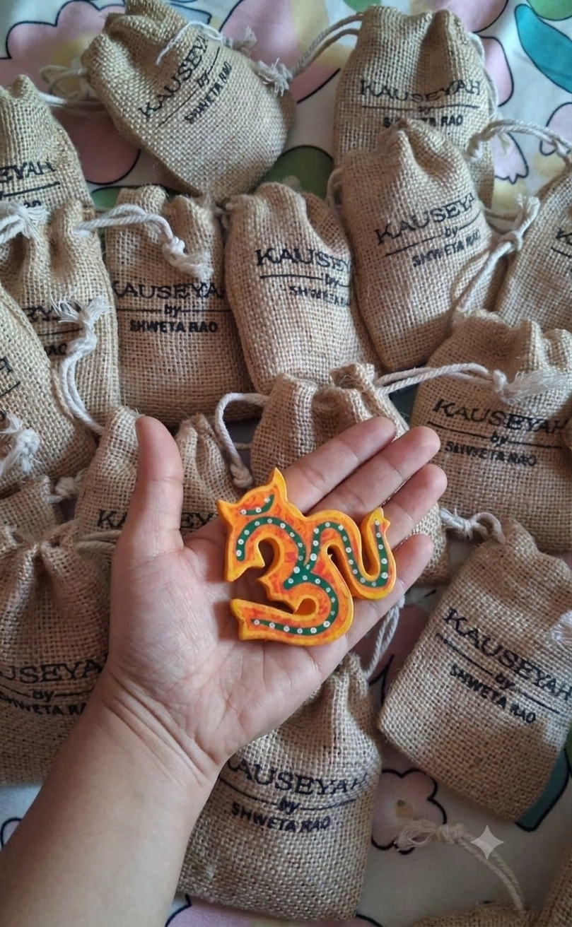 Traditional Hand-Painted Wooden Fridge Magnets